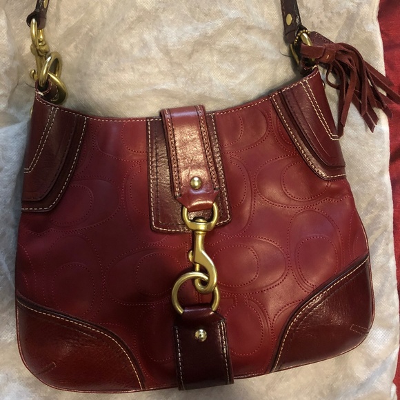 Coach Handbags - Coach Red Bag